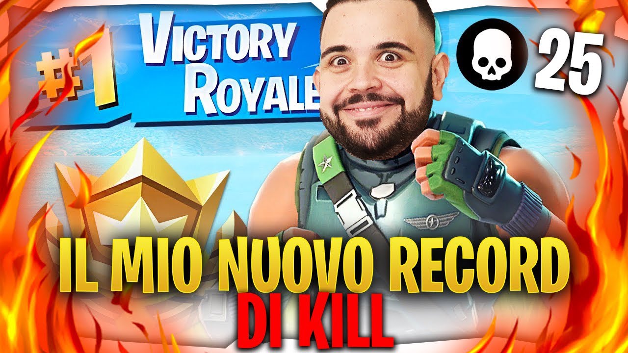 Fortnite : 25 Bombe , il mio nuovo Record ... Epicooo