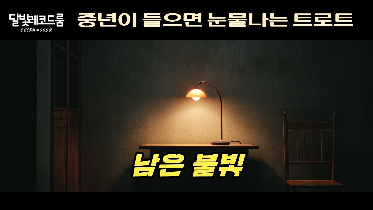 남은 불빛 🌙 중년이 들으면 눈물 나는 감성 트로트