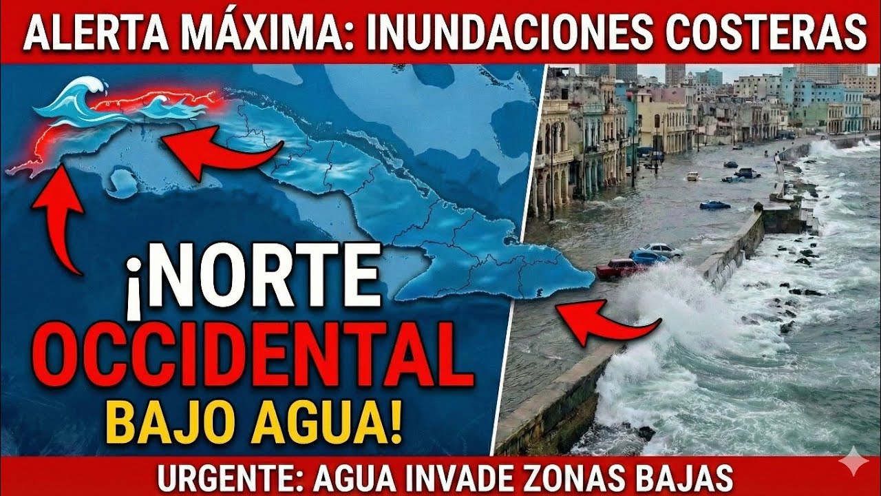 Inundaciones Costeras en la habana 