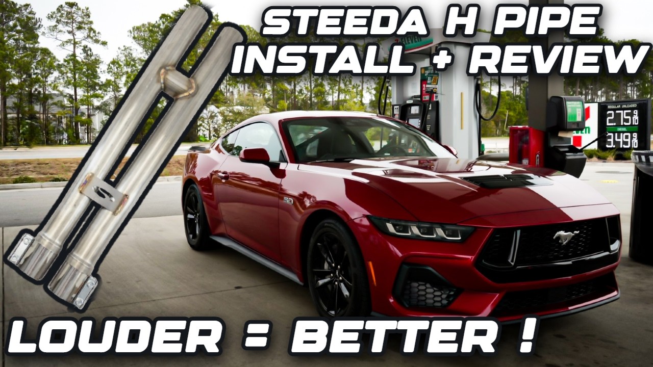 Why Your Mustang NEEDS an exhaust | Steeda H pipe S650 Mustang