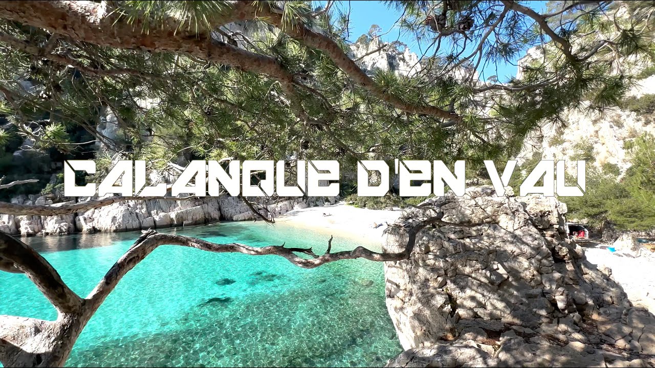 Calanque d'En-vau Cassis France. National Park. The Beach.