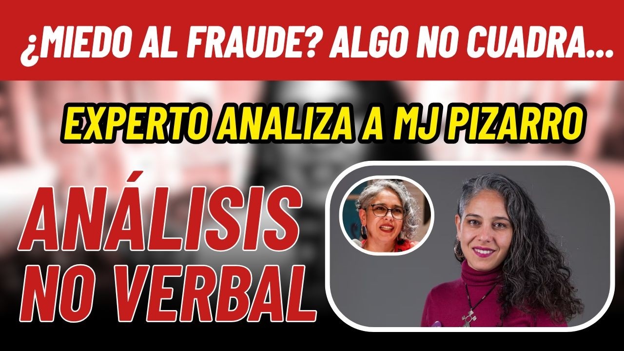 Análisis NO VERBAL de MARÍA JOSE PIZARRO| EXPERTO revela que algo no cuadra con su miedo al fraude