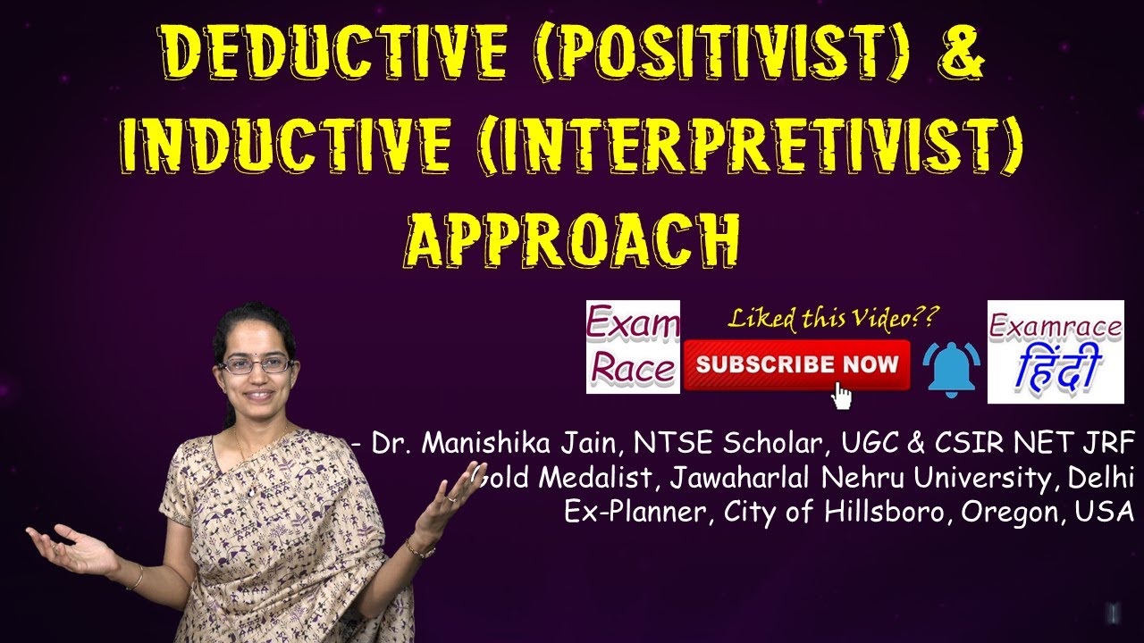 Deductive (Positivist) & Inductive (Interpretivist) Approach | Research Aptitude