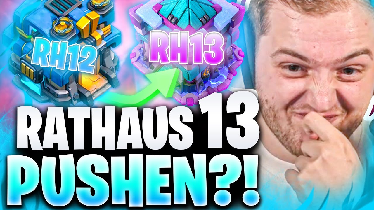 🤔😨JETZT SCHON RH LVL 13 im F2P + PASS Clash of Clans PROJEKT?!