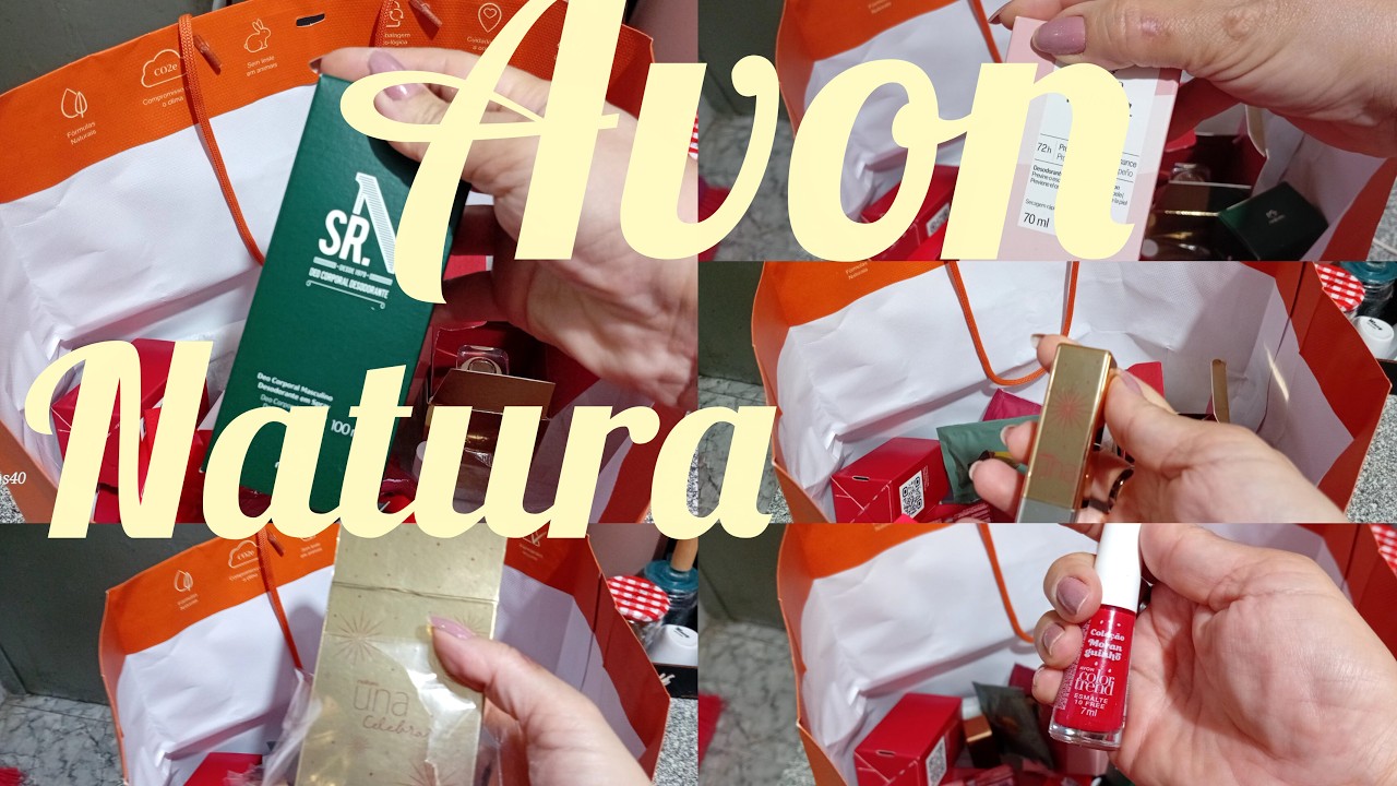 ABERTURA📦DE CAIXA📦AVON📦NATURA📦POR THAIS HELENA