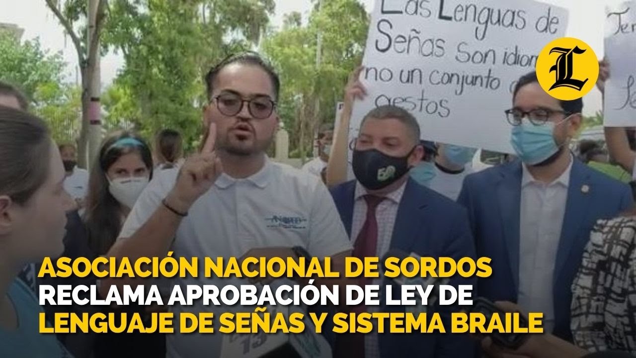 Asociación Nacional de Sordos reclama aprobación de ley de lenguaje de señas y sistema Braile