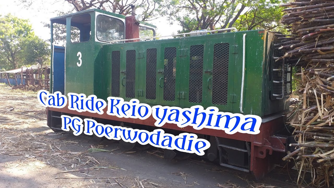 sensasi Cab Ride lori lokomotif Keio yashima