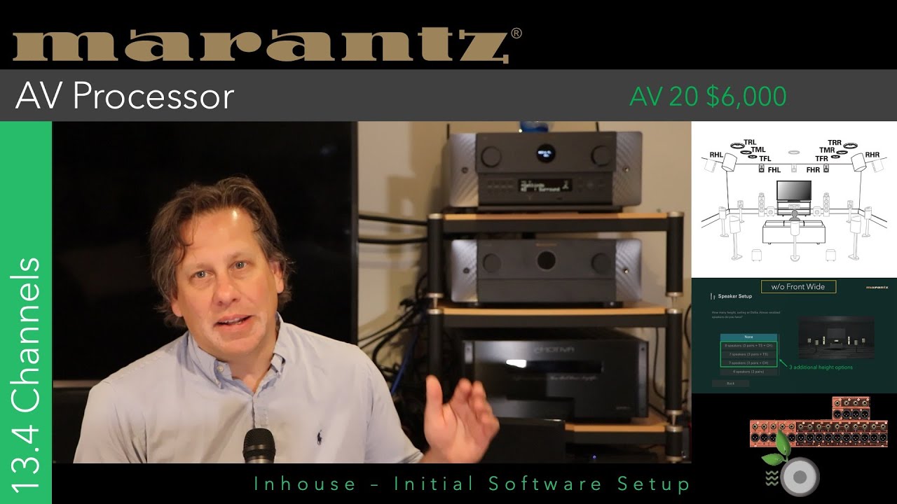 New Marantz AV 20 Part 3 - AV Processor Software Setup