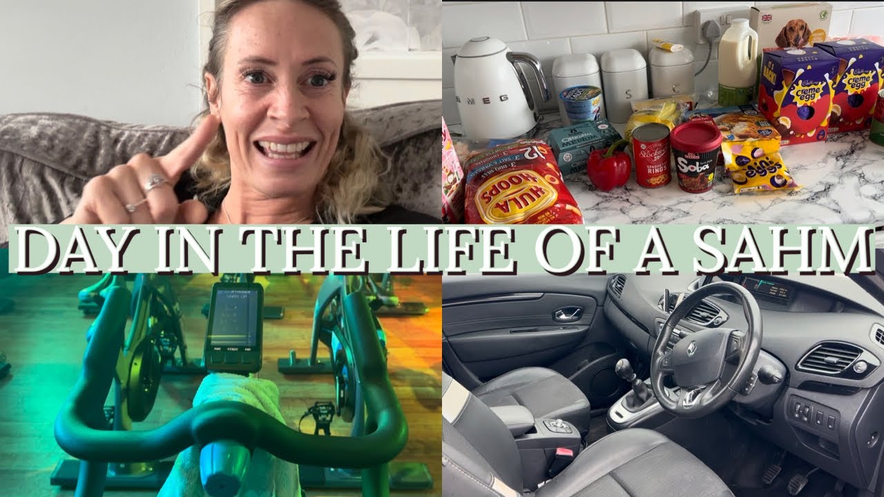 DAY IN THE LIFE | car cleaning | home bargains & Tesco haul | spinning | feeling in a slump