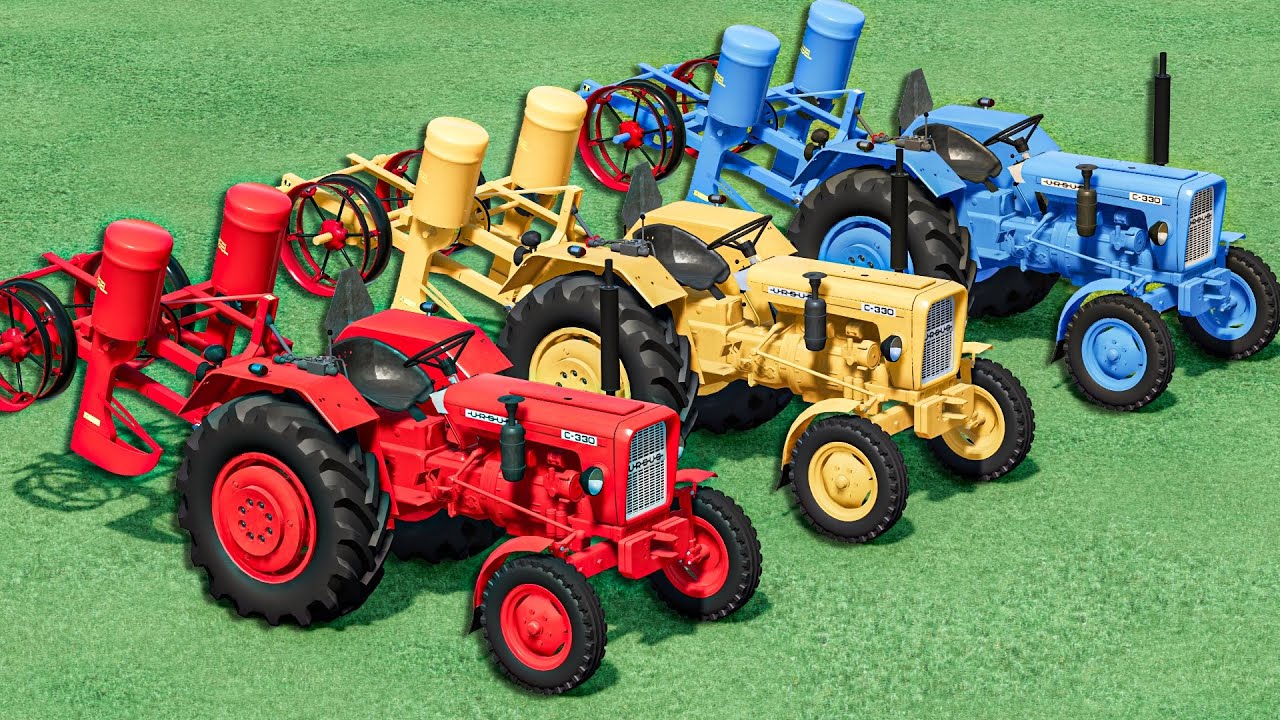 OPERATING BACKHOE LOADERS, TRACTORS & DUMP TRUCKS IN FARM WORK! Farming Simulator 22
