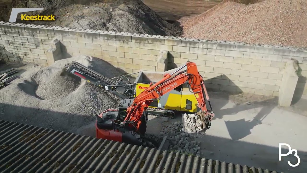 P3 shredder Aerated concrete blocks to 0-30mm