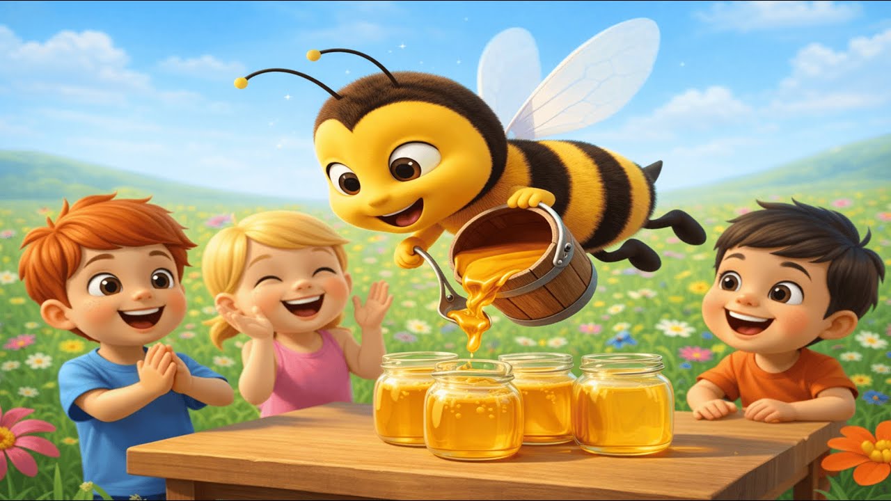 ⭐🐝 Albinuța Hărnicuța 🍯🌸🎶 – Cântece și Desene Animate pentru Copii 👶💛 | BIKI TOONS