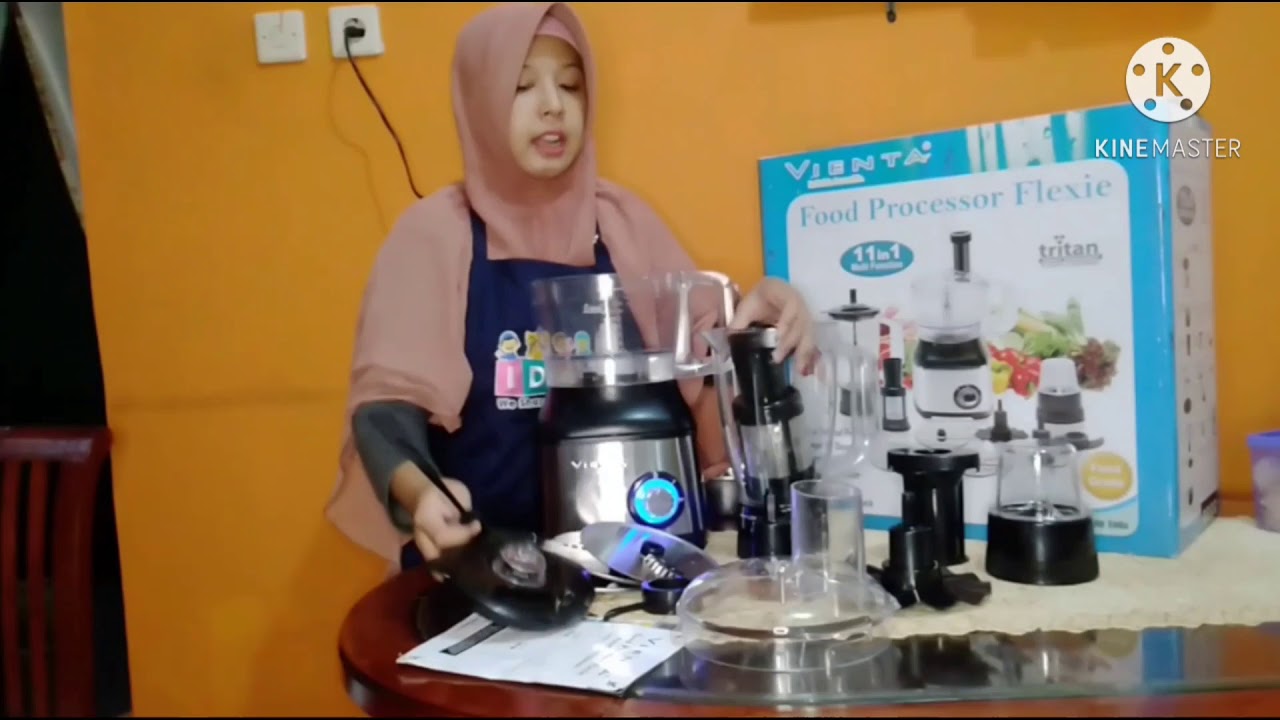 Review Food Processor Vienta  & Cara Mengiris Bawang Merah Dalam Waktu Sekejap😂