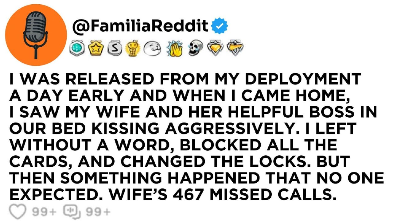 I WAS RELEASED FROM MY DEPLOYMENT A DAY EARLY AND WHEN I CAME HOME, I SAW MY WIFE AND HER HELPFUL...