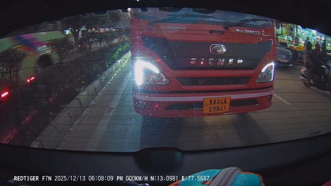 Yelahanka | Bangalore | RedTiger F7 Rear Dashcam | Kia Sonet