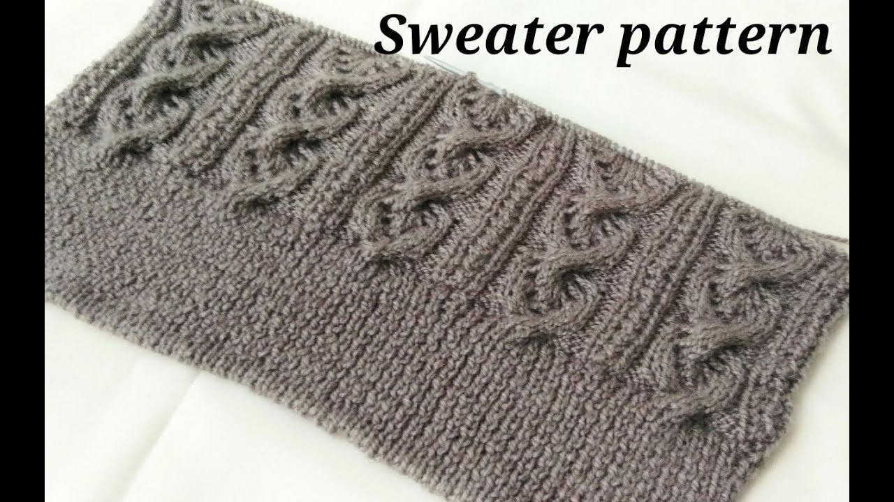 New and way Sweater design
