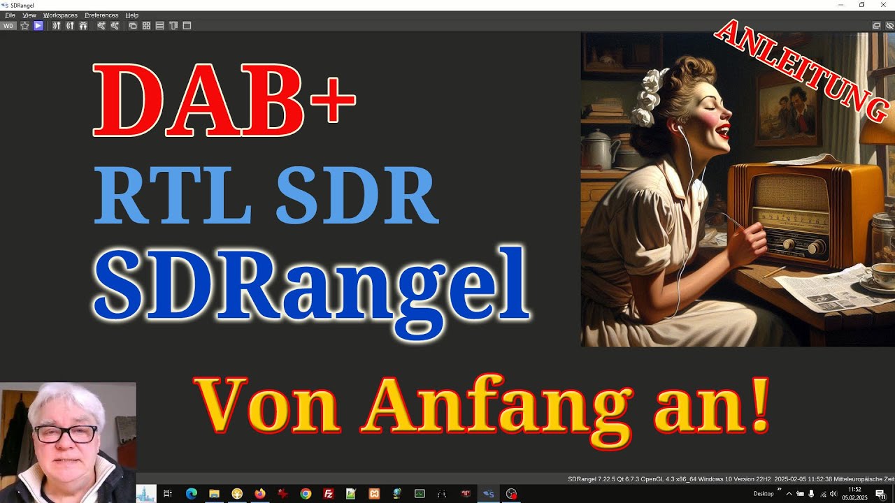 SDRangel Anleitung von Anfang an! ► DAB+  mit RTL SDR ♦ Tutorial