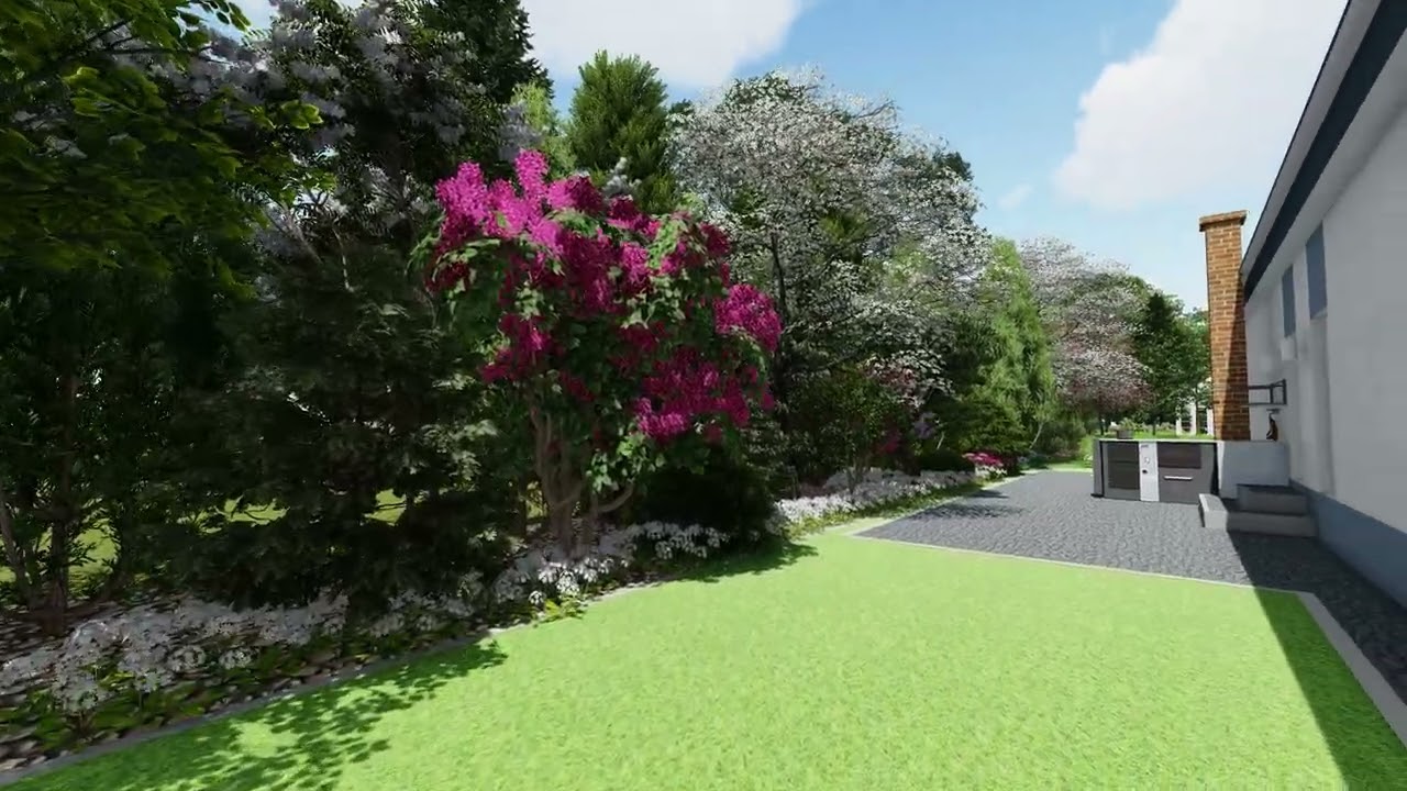 329. Ģimenes Mājas ar dārzu Valmierā! Ainavu Arhitekts Agris Akons plāno ārtelpu. 3D, Video formāts.