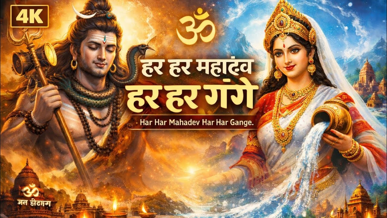 हर हर महादेव 🙏यह पावन भक्ति भजन “हर हर महादेव हर हर गंगे” #bholenath #gangestersong #mahadev 
