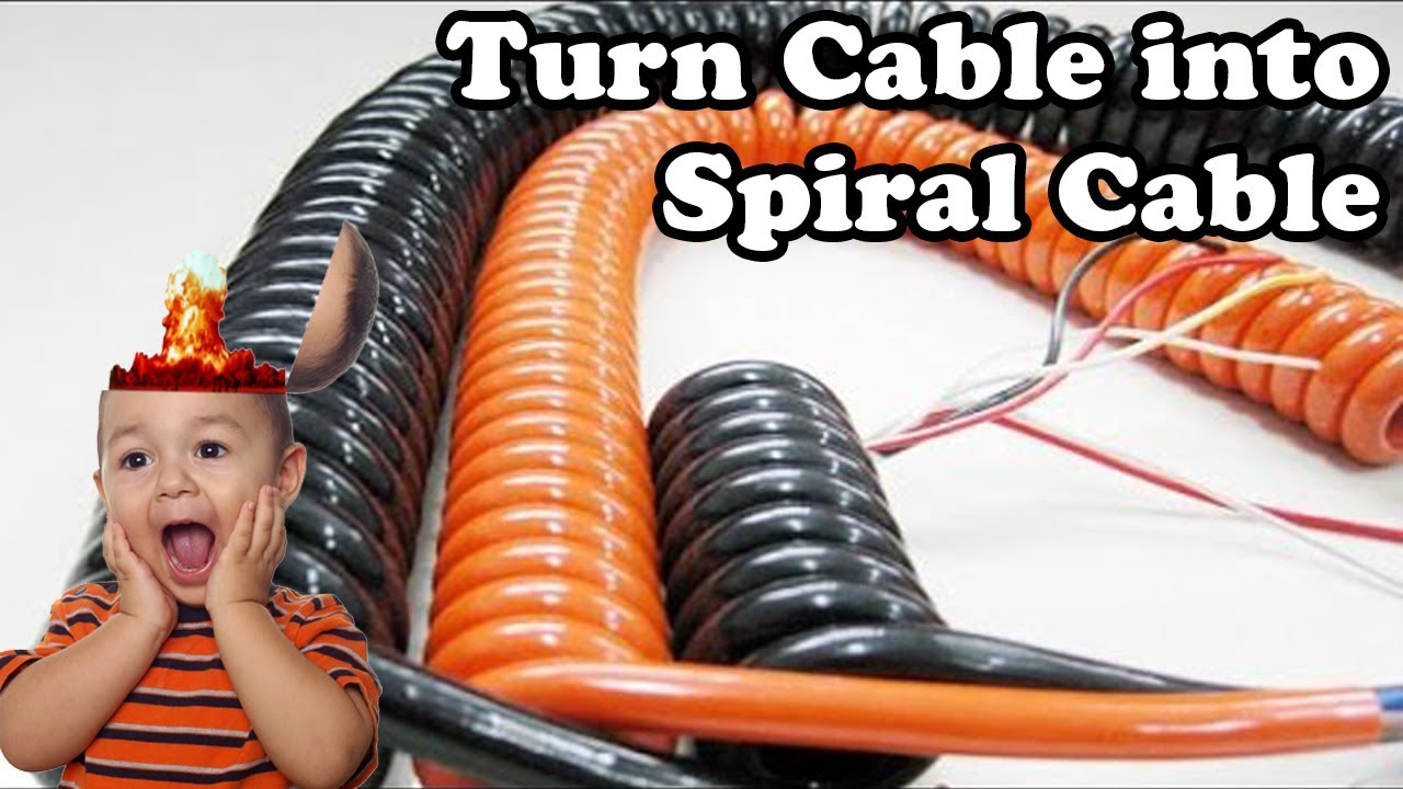 🔌 Turn any Cable into a Spiral Cable