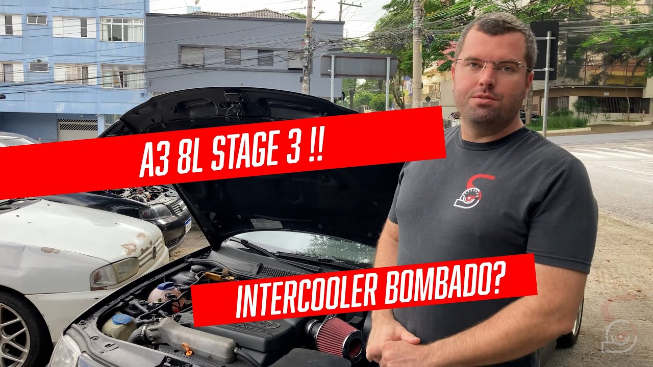 A3 1.8T 20V 8L STAGE 3 !! K04S TURBOEX É BOA? INTERCOOLER BOMBADO REALMENTE FUNCIONA?