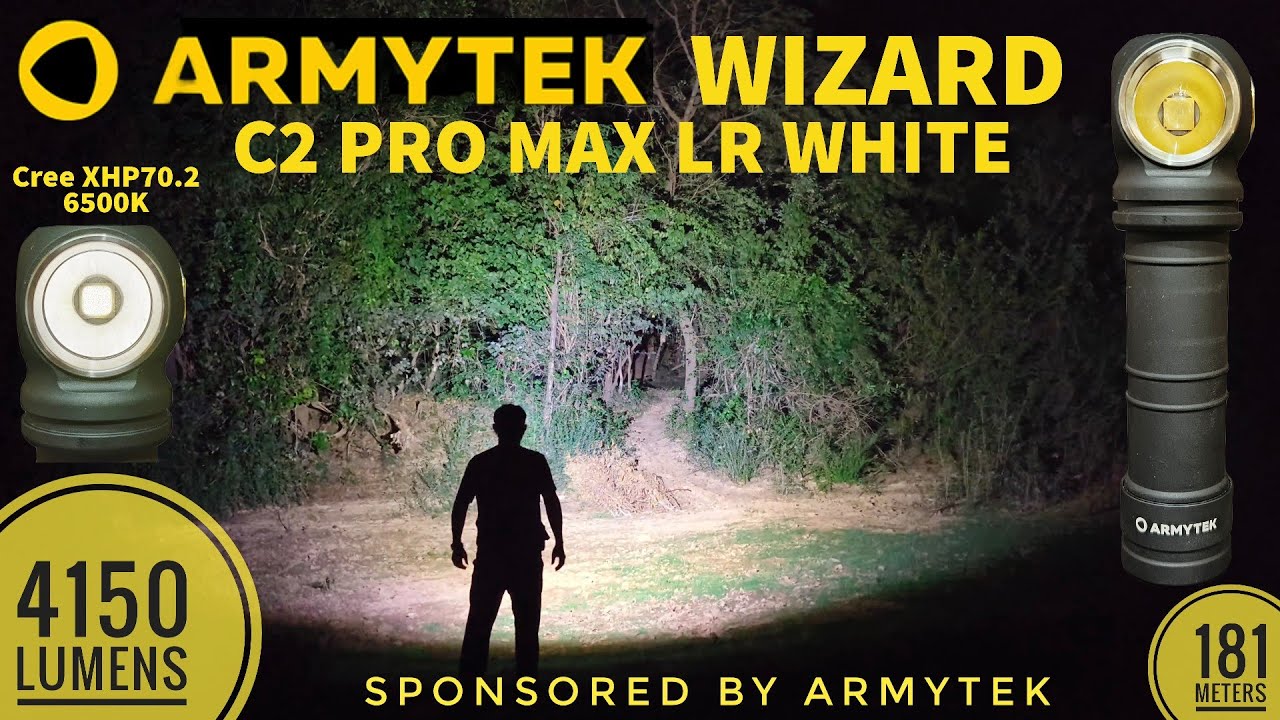 Обзор Armytek Wizard C2 Pro Max LR White и сравнение с Wizard C2 Pro Max (TIR) ​​и LR Warm