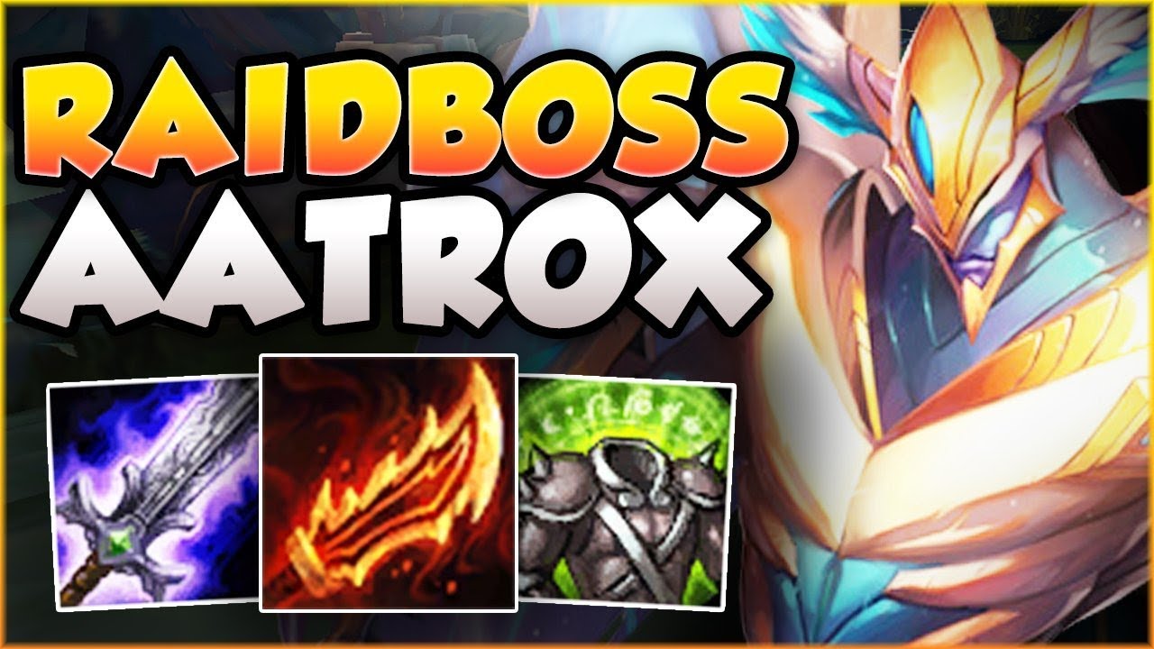 THE MOST OPPRESSIVE AATROX BUILD POSSIBLE?! RAIDBOSS AATROX SEASON 8 TOP GAMEPLAY! League of Legends
