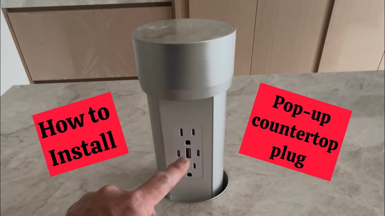 ⭐️New ￼Countertop Pop-Up Plugs 👍​⁠#home