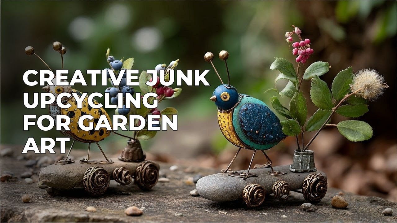 Creative Junk Upcycling: Turn Your Trash into Stunning Spring Garden Art