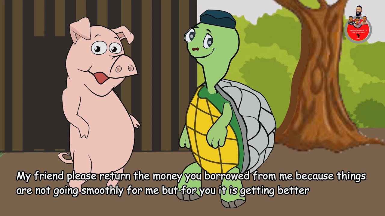 Episode 2: Yoruba folktale cartoon | The Tortoise and the pig | Yoruba language cartoon