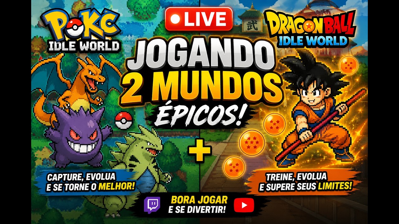 POKE IDLE WORLD  + DRAGON  BALL IDLE BETA