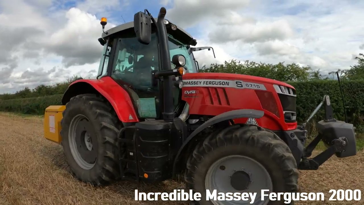 2020 Massey Ferguson 6715S Dyna-6 4.9 Litre 4-Cyl Diesel Tractor (150/175HP) with McConnel Cutter