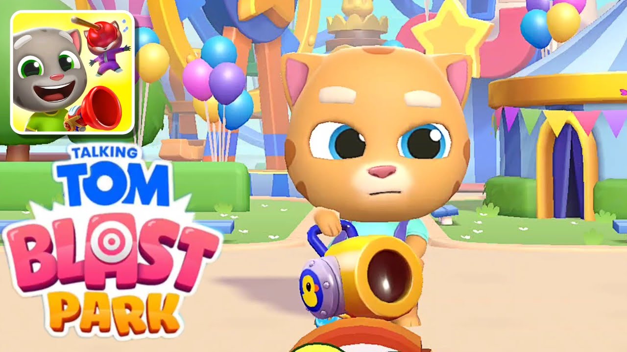 Talking Tom Blast Park Talking Ginger dashes into Battle with the Rakoonz