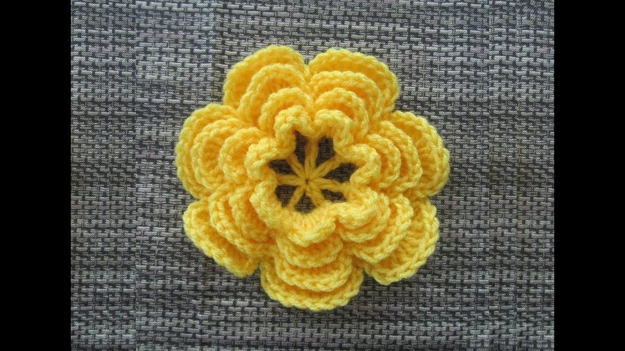 How to Crochet a Flower Pattern #10│by ThePatternFamily