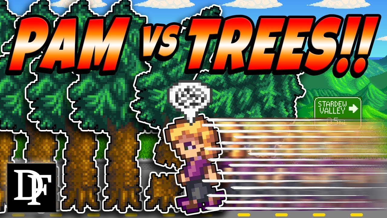 NPC's vs Trees! RIP Shane - Stardew Valley