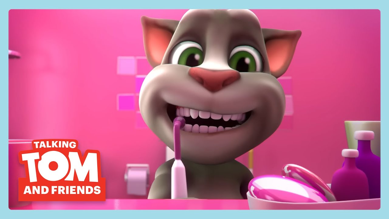 Cepillarse los dientes sale mal | Talking Tom | Wildbrain Niños