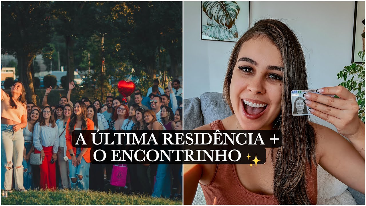 MEU ULTIMO TITULO DE RESIDENCIA EM PORTUGAL + ENCONTRINHO EM LEIRIA