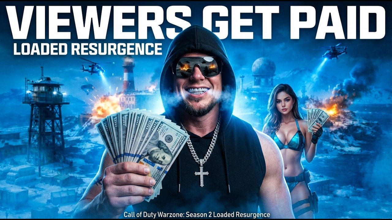 WARZONE LOADED RESURGENCE LIVE 🔥 Viewers Get Paid 💰