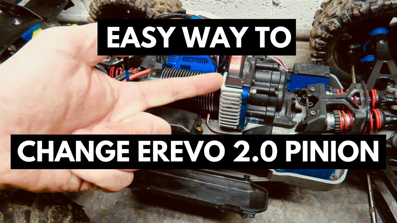 EASY Way To Change NEW Traxxas ERevo 2.0 Pinion