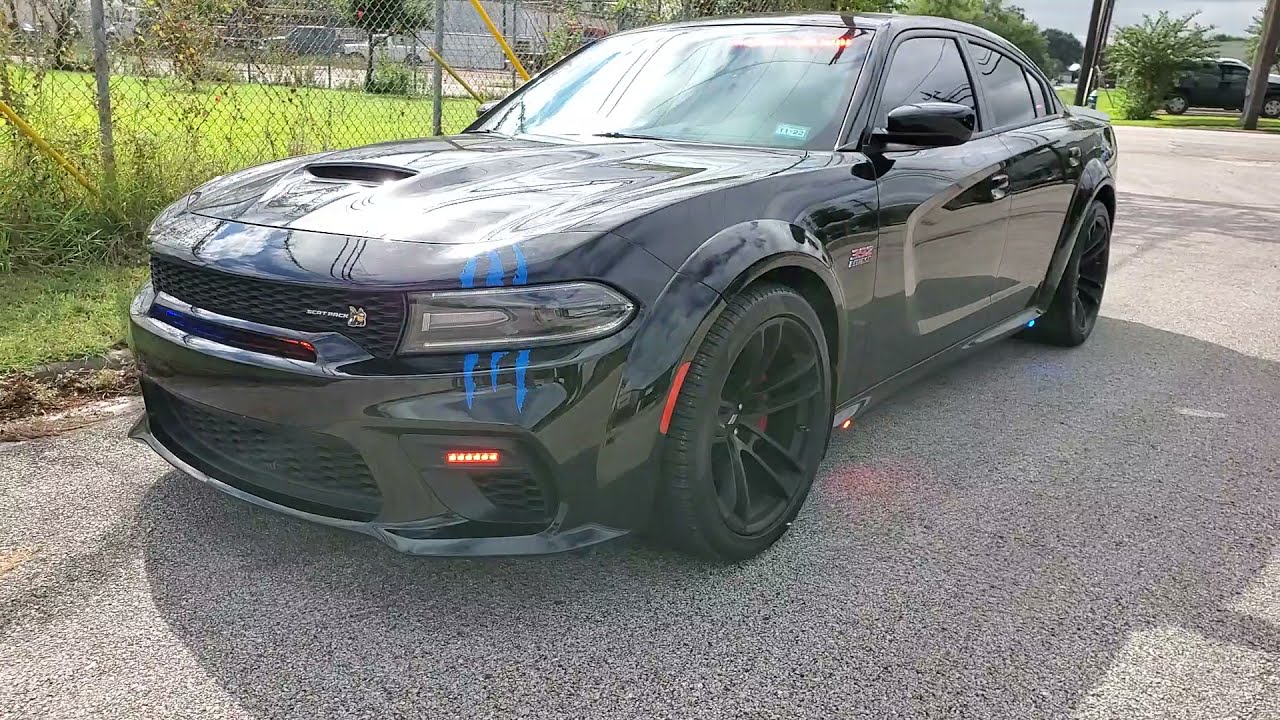 Dodge Charger Feniex Police Lights by EFS Houston Emergency Fleet Service