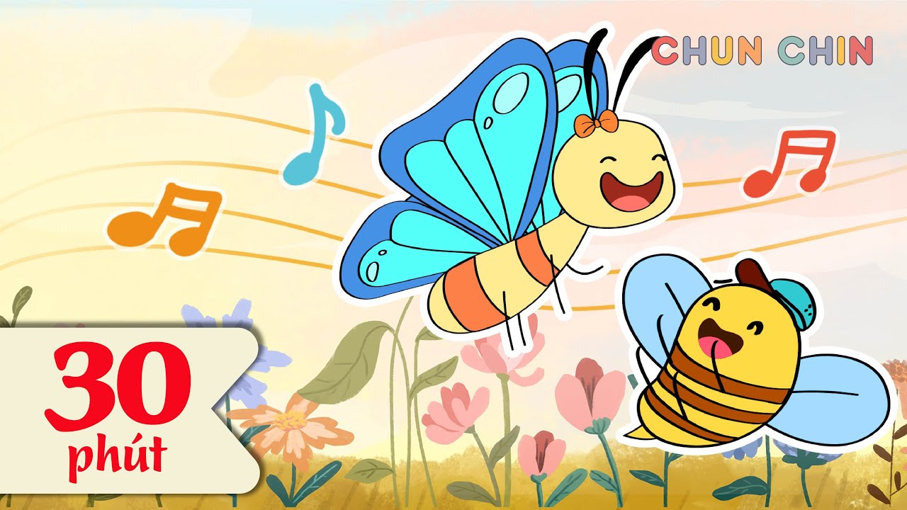 Ong và Bướm | Liên khúc nhạc thiếu nhi hay nhất | Chun Chin