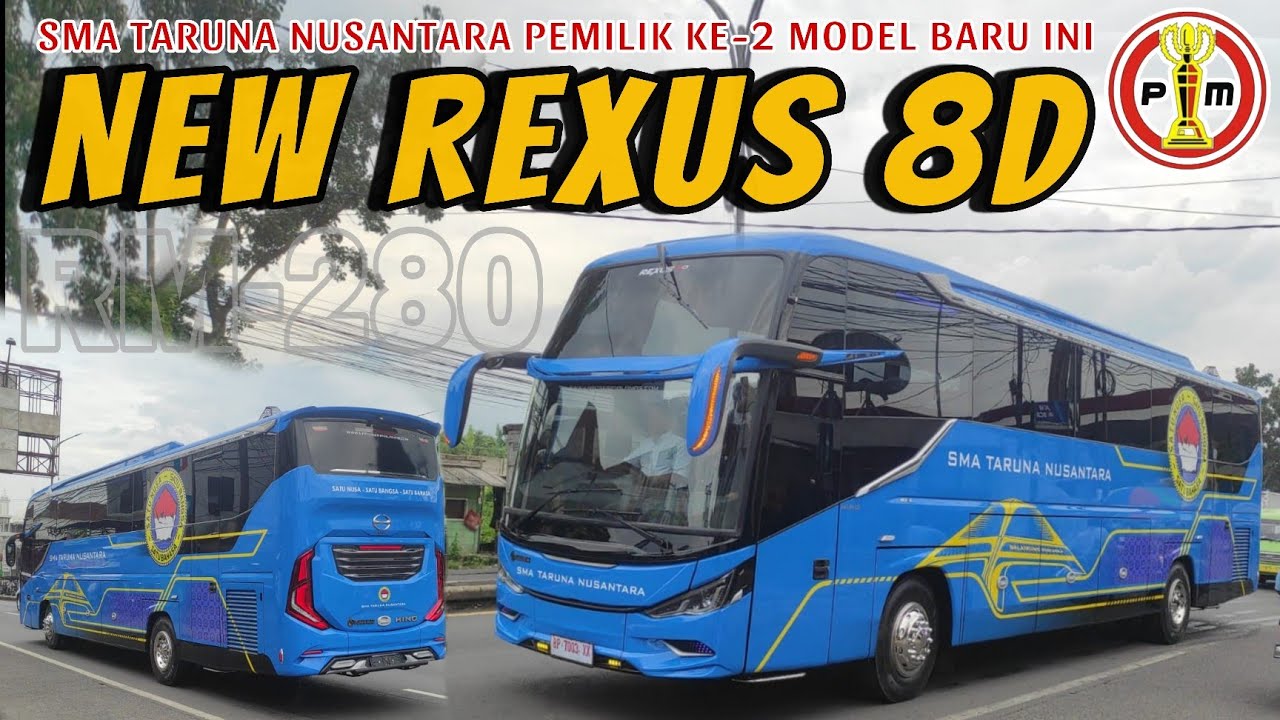 ROAD TEST REXUS 8D‼️SMA TARUNA NUSANTARA PEMILIK KE-2 BODY MODEL BARU DARI KAROSERI PIALA MAS MALANG
