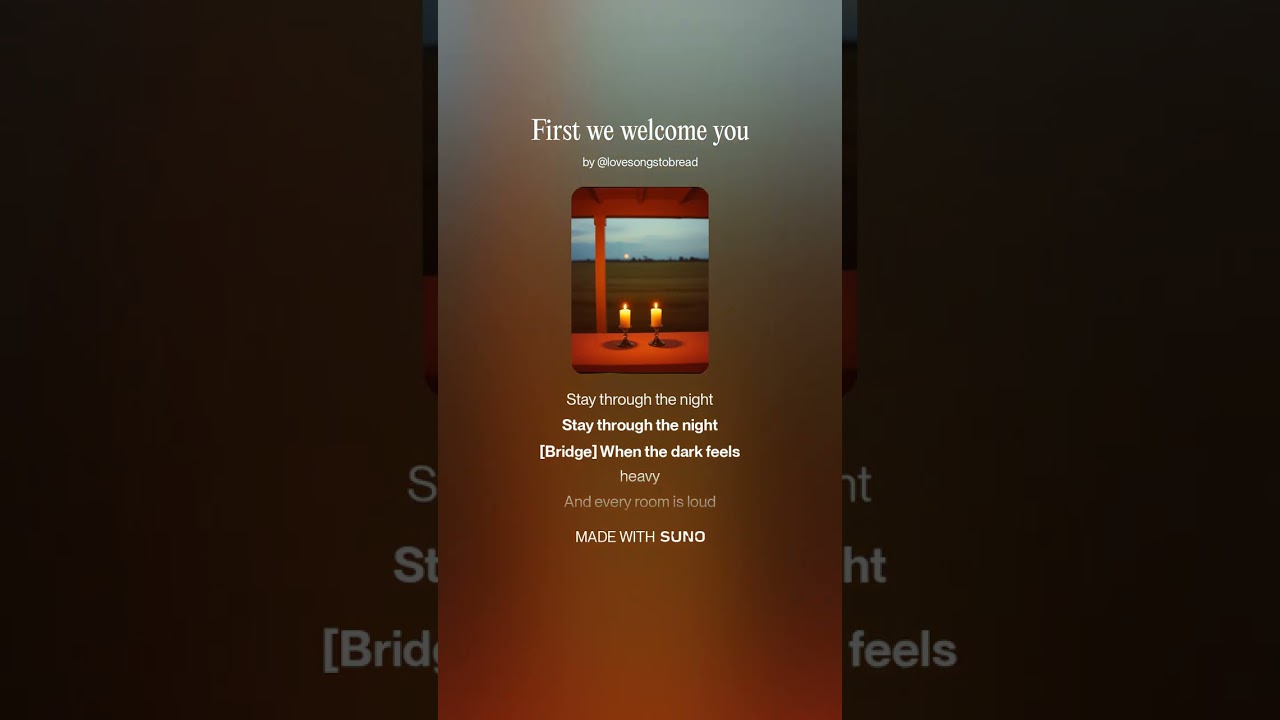 First We Welcome You - Songs for the Sabbath