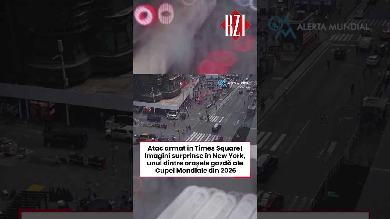 Armed attack in Times Square! Footage captured in New York