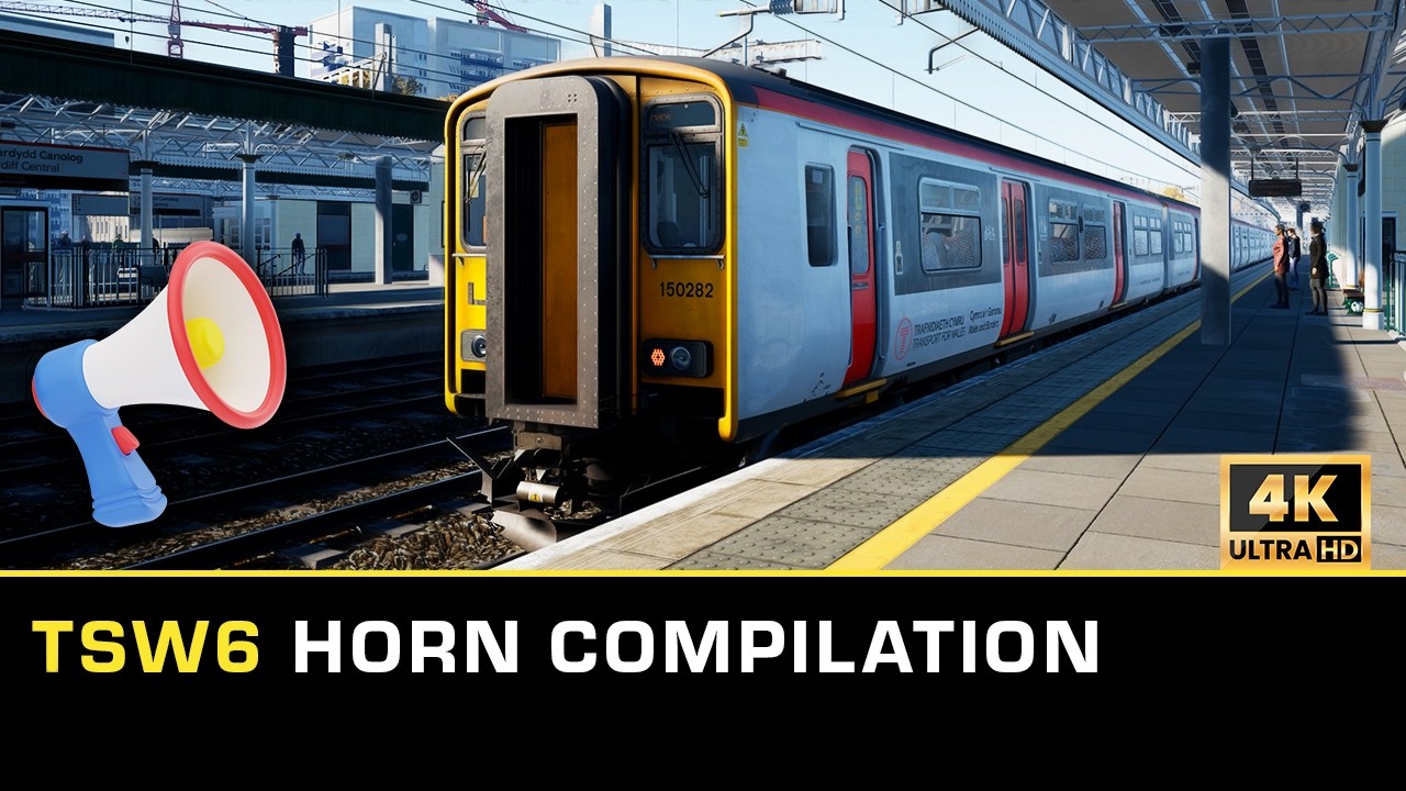 Train Sim World 6 Horn Compilation 🎺 All Trains from the Special Edition 🚂 TSW6 Horns