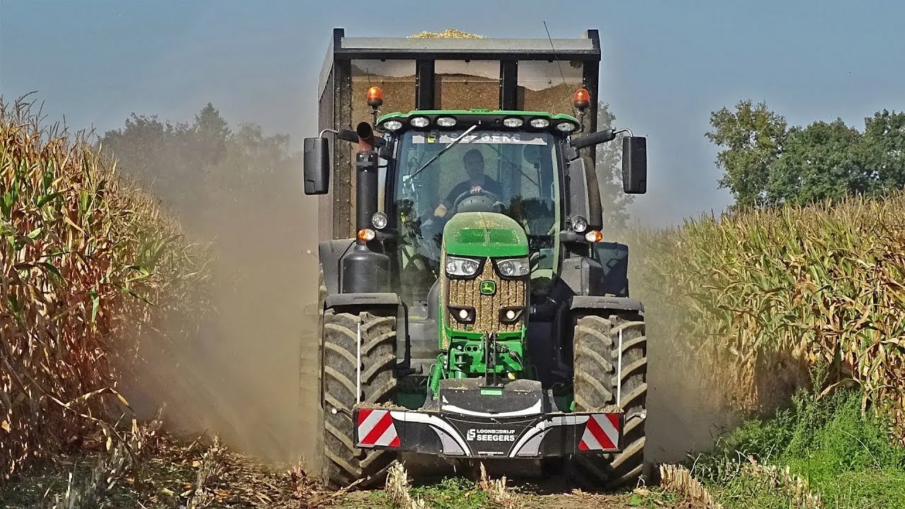 Mais Silage | John Deere 8600i + 6230R + 6170R | Seegers Drempt | 2020