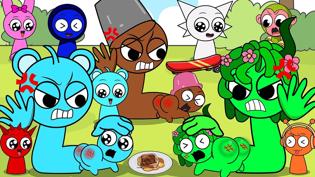 Sprunki But Dad Is Angry | Part - (21 ~ 35) | Compilation | Sprunki Funny Animation| Sprunki Magic S