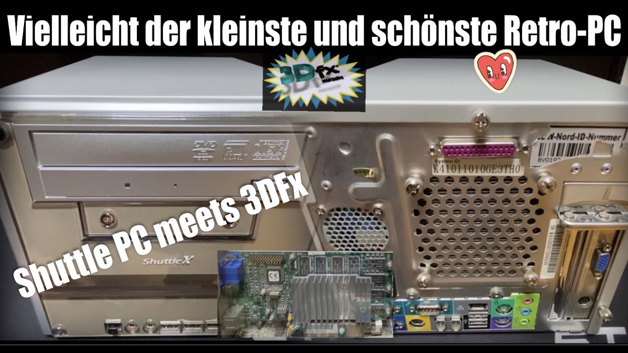 (RP) #285 - 3DFx meets 🤝 Shuttle SK41G = Retro-PC 🎆 Der kleinste und stylischste RetroPC? (1)