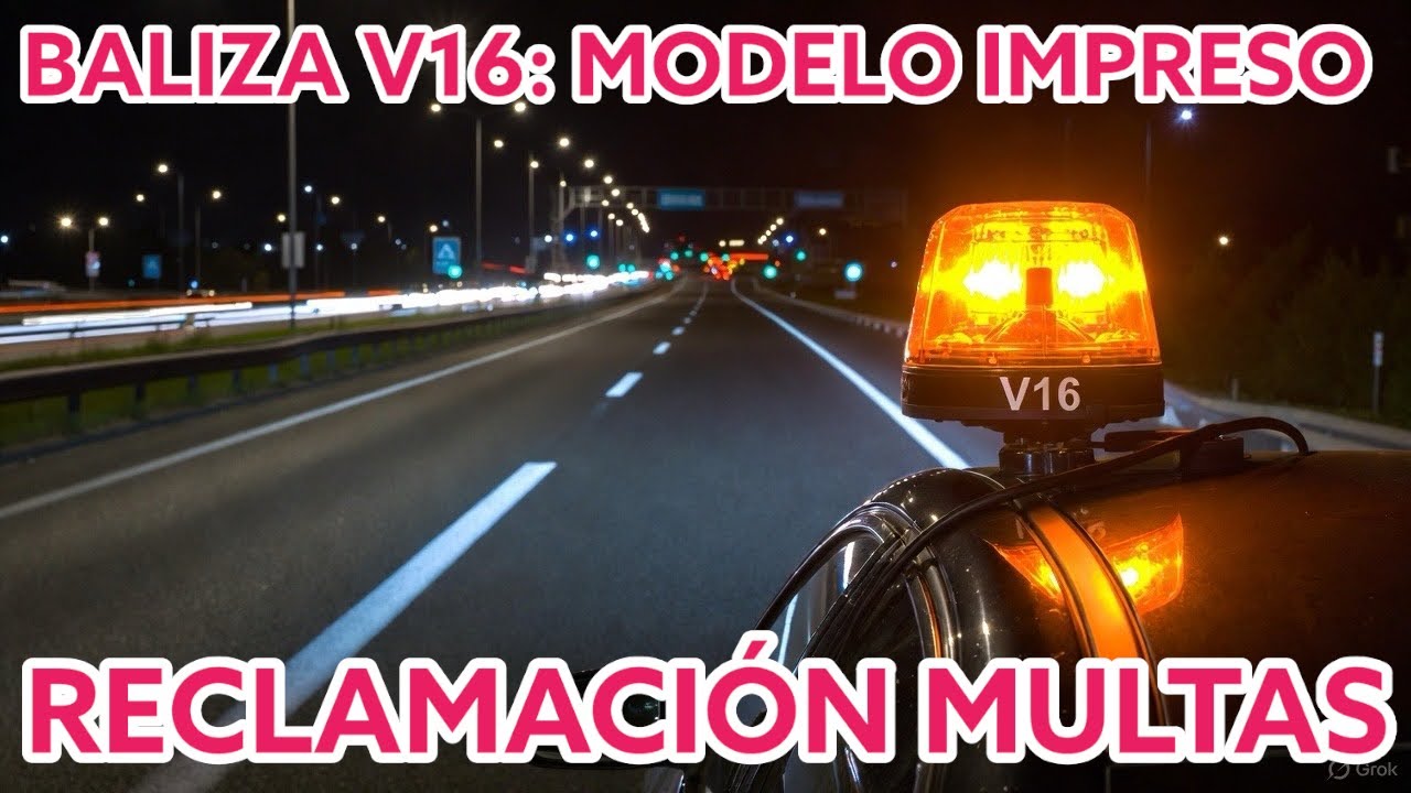 📛 La ESTAFA de la Baliza V16: cómo recurrir las MULTAS - Bájate aquí el impreso 