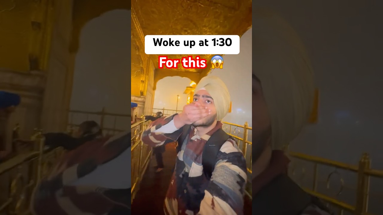 Aj Raat ke 1:30 vje kyu jaagna pda 😱 | mini vlog | Amritsar golden temple #shorts #minivlog